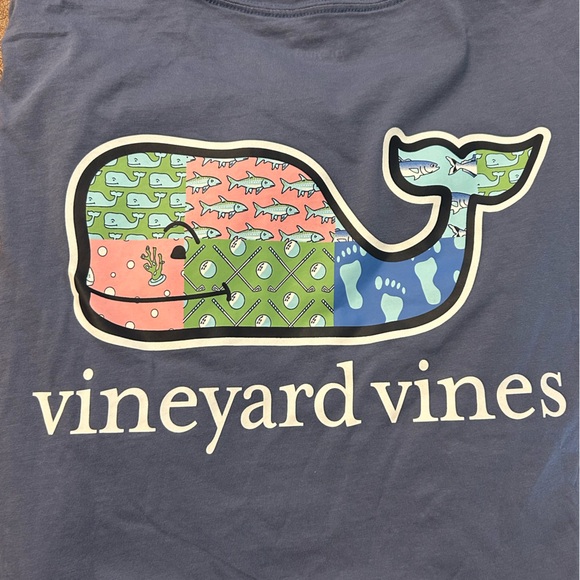 Vineyard Vines Men Blue Long Sleeve Tee Size Large - Picture 5 of 10